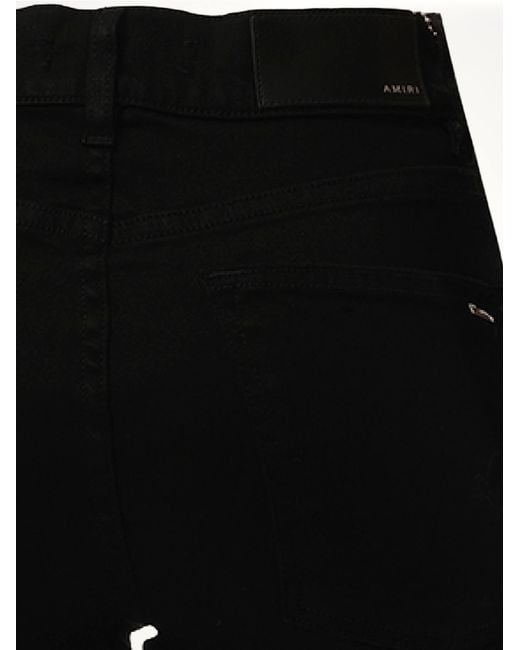 Amiri Black Kick Flare Jeans, 100% Cotton