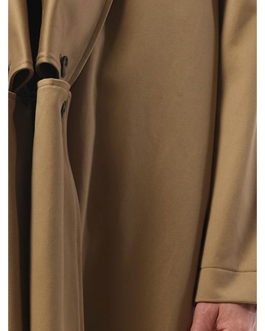Loewe Brown Shawl Collar Coat, 100% Cotton for men