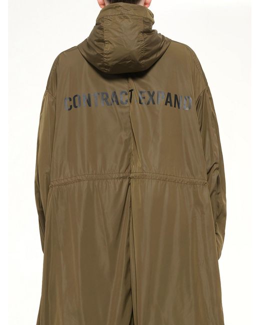 Juun.J Green Parka for men
