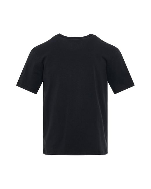 Palm Angels Black 'Essential Tripack T-Shirt, Short Sleeves, , 100% Cotton, Size: Small for men