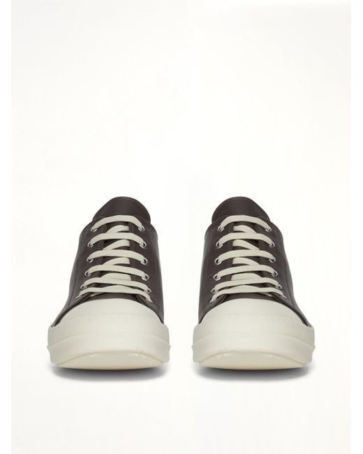 Rick Owens White Low Sneaker for men