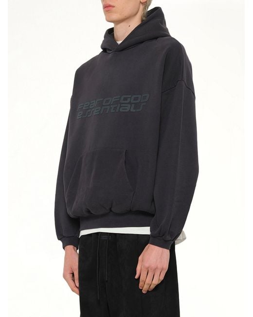 Fear Of God Blue 90's Hoodie for men