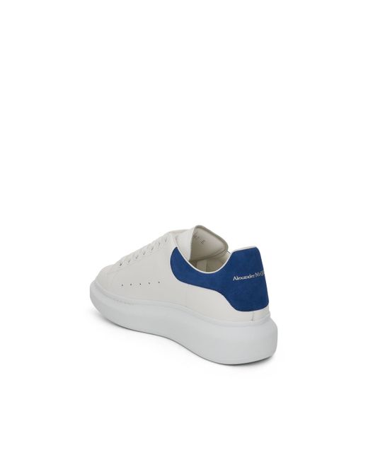 Alexander McQueen Blue Larry Oversized Sneakers, /Paris, 100% Calfskin Leather for men