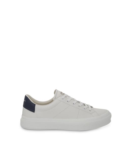 Givenchy Leather City Sport Sneaker In White/navy for Men | Lyst