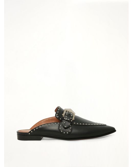 Givenchy Black Backless Loafer