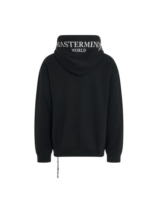 Mastermind Japan Black 'Loopweel Boxy Fit Hoodie, , 100% Cotton, Size: Small for men