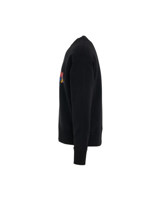 Egonlab Black 'Fantasia Sweatshirt, Long Sleeves, , 100% Cotton, Size: Small for men
