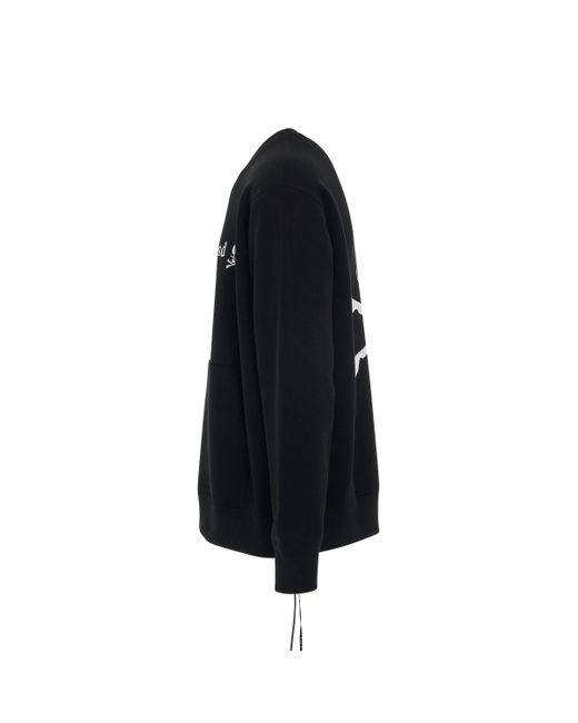 Mastermind Japan Black Loopwheel Logo Sweatshirt, Long Sleeves, , 100% Cotton, Size: Large for men