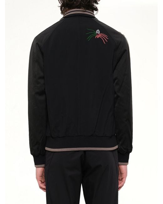 Lanvin Black Spider Embroidered Jacket for men