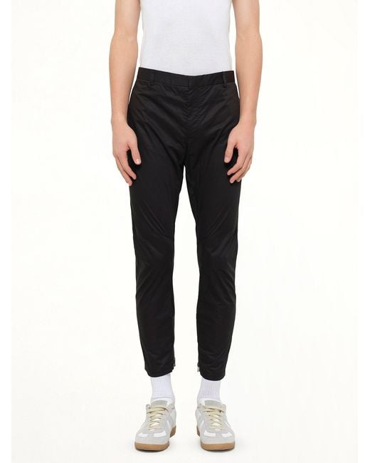 Lanvin Black Biker Pants for men