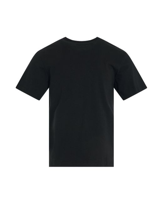 Palm Angels Black ' Essential Tripack T-Shirt, Round Neck, Short Sleeves, , 100% Cotton, Size: Small for men