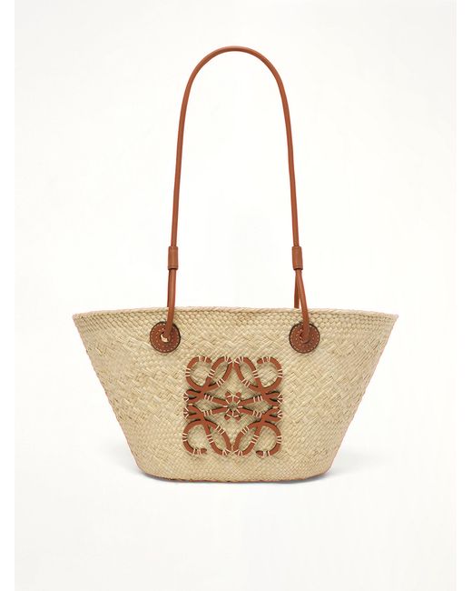 Loewe White Anagram Basket Small Bag
