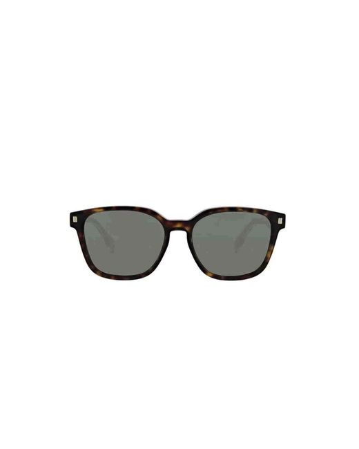 Fendi Brown Fe40001U Square Sunglasses With Lens