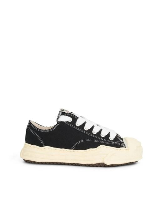 Maison Mihara Yasuhiro Black Hank Og Vintage Sneakers, 100% Cotton for men
