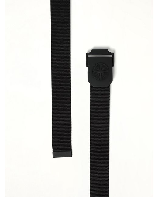 Stone Island 930000 Tape Belt in Black for Men | Lyst
