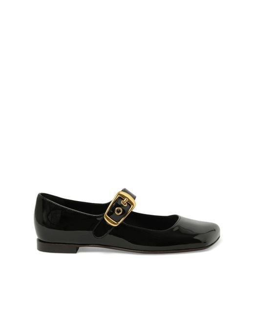Chloé Black Polly Flat Sandals