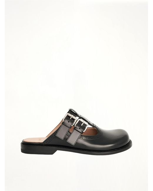 Loewe Black Campo Mary Jane Mule