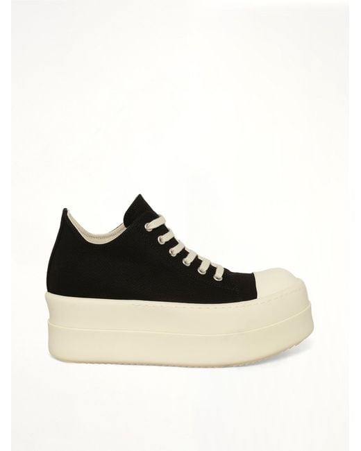 Rick Owens Black Mega Bumper Low Sneaks
