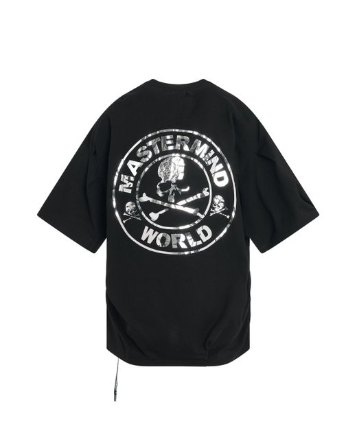 Mastermind Japan Black 'Tuck Oversized T-Shirt, , 100% Cotton, Size: Small for men
