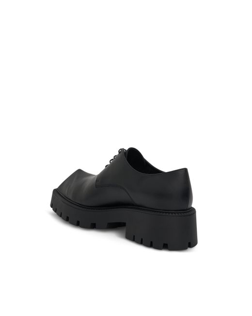 Balenciaga Black Rhino Derby Shoes, , 100% Calfskin for men