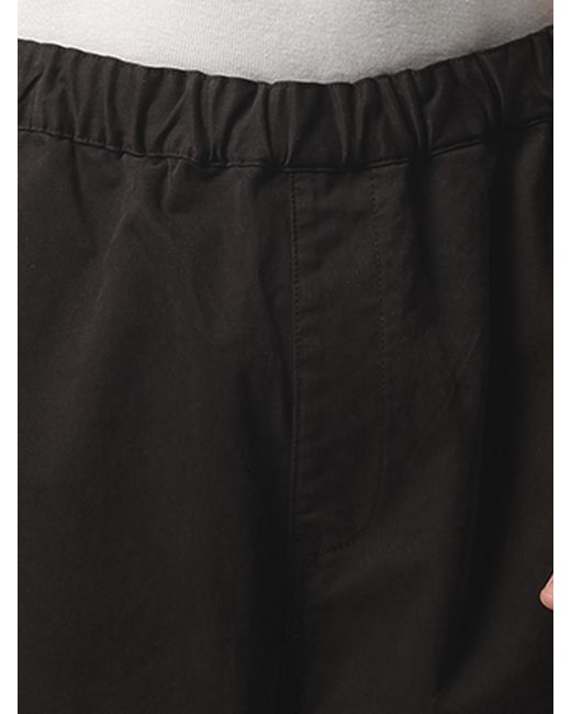 Entire studios Black Boxing Shorts, 100% Cotton, Size: Small for men