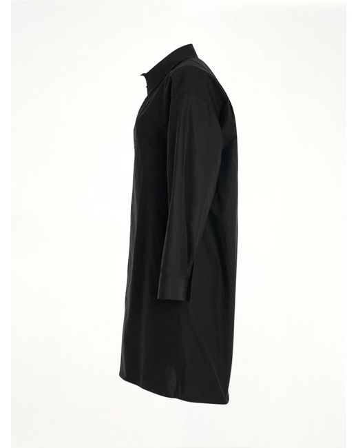 Balenciaga Black Kick Collar Dress