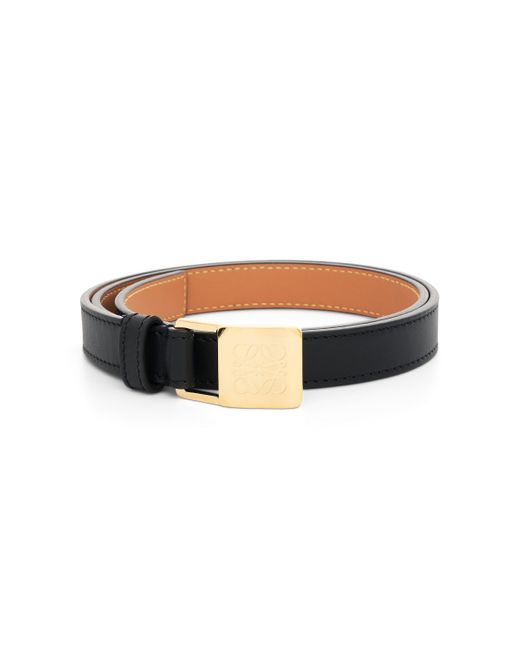 Loewe Black Amazona Padlock 2Cm Belt, /, 100% Leather