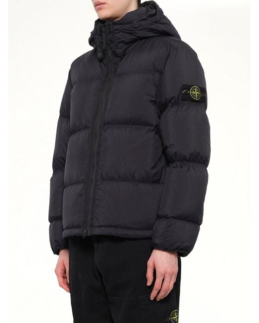 Stone Island Blue 4100013 Matt Ripstop Cordura Puffer Jacket for men