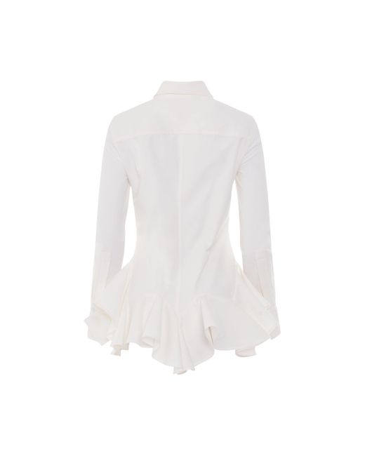 Givenchy White Structured Shirt, Long Sleeves, , 100% Cotton