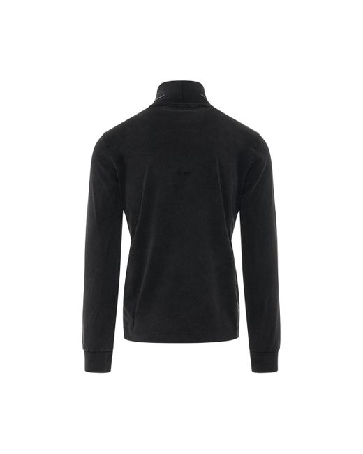 Givenchy Black Dyed Layered Long Sleeve T-Shirt, , 100% Cotton for men