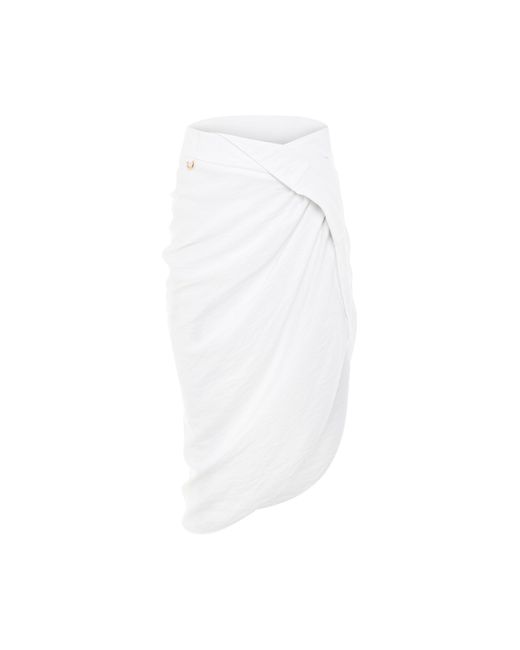 Jacquemus White La Jupe Saudade Skirt