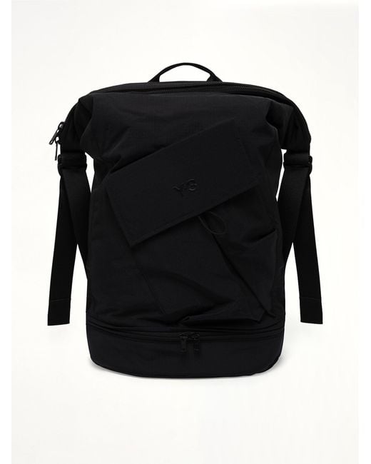 Y-3 Black Utility Backpack for men