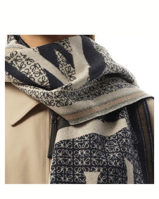 Loewe Multicolor Love Scarf, 100% Wool