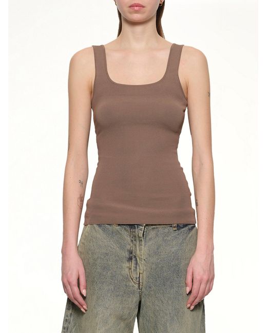 Entire studios Natural Squared Neck Top