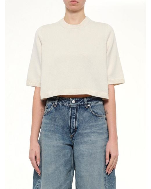 Alaïa Blue Light Cashmere Highneck Jumper