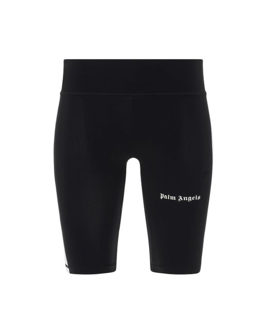 Palm Angels Black Training Track Cyclist Shorts, /, Size: Medium