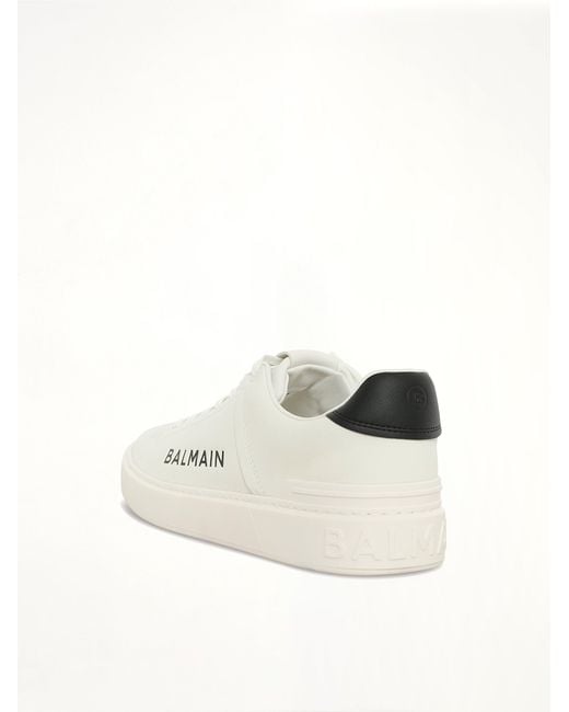 Balmain Natural 2026 B-Court Printed Sneaker for men