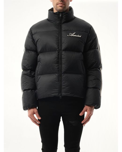 Amiri Black Bones Down Jacket for men