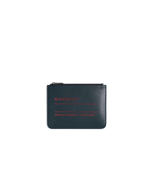Givenchy Black Medium Zip Pouch for men