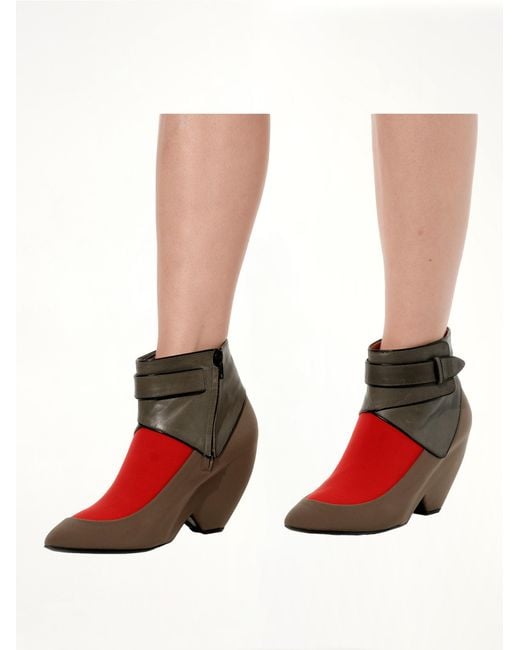 Balenciaga Brown Halfboot Leather