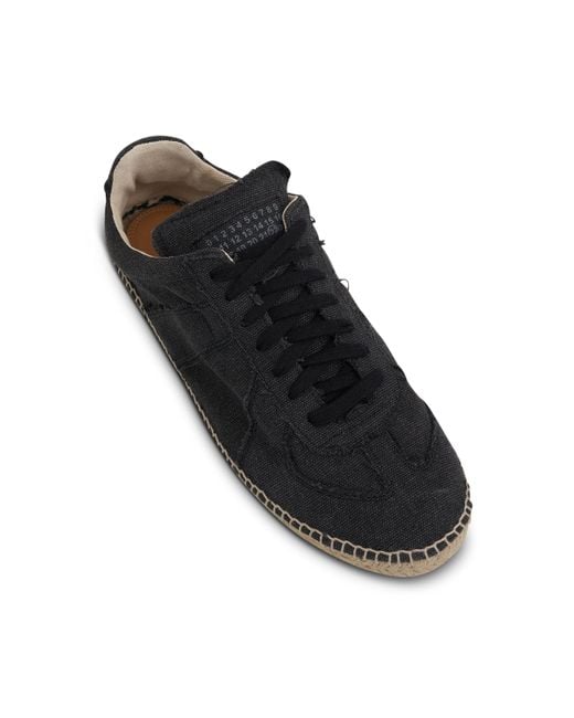 Maison margiela discount replica lace-up espadrilles