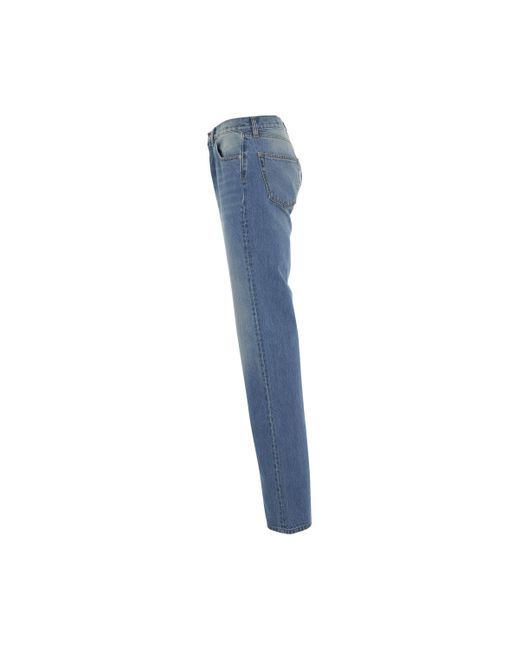 Maison Margiela Blue Straight Leg Denim Jeans for men