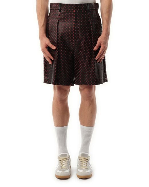 Givenchy Black Leather Bermuda Shorts, 100% Leather for men