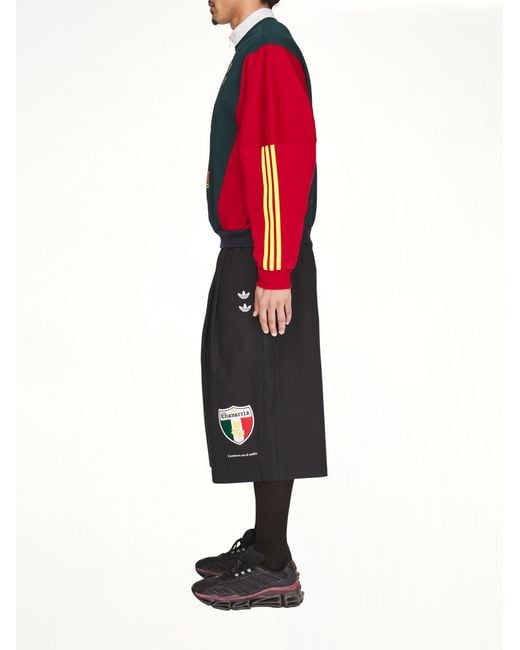Willy Chavarria Black Adidas X Chavarria Watsonville Portero Pullover for men