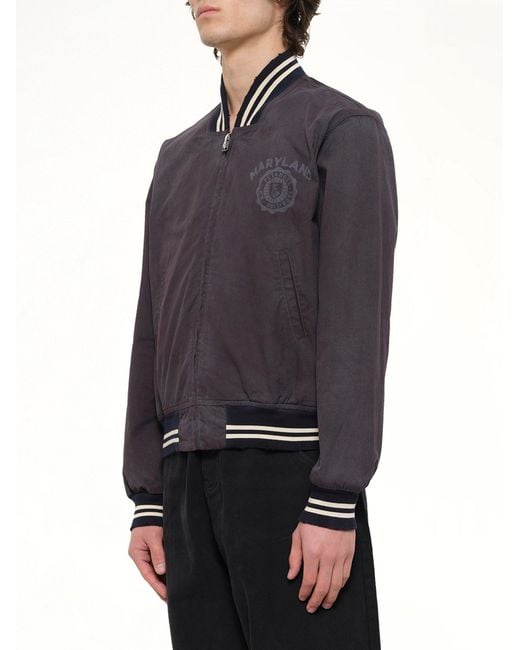 Maison Margiela Blue Maryland Bomber Jacket for men