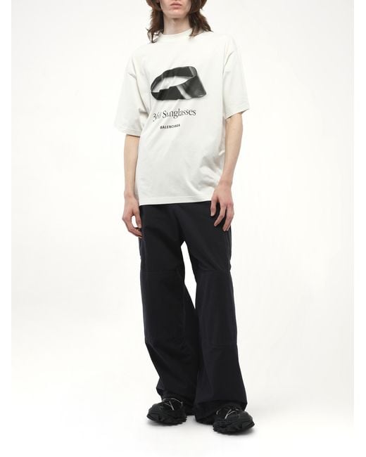 送料込+BALENCIAGA+ 360 Sunglasses Tシャツ ミディアムフィット 三越伊勢丹 | BALENCIAGA/バレンシアガ通販 | メンズ 360