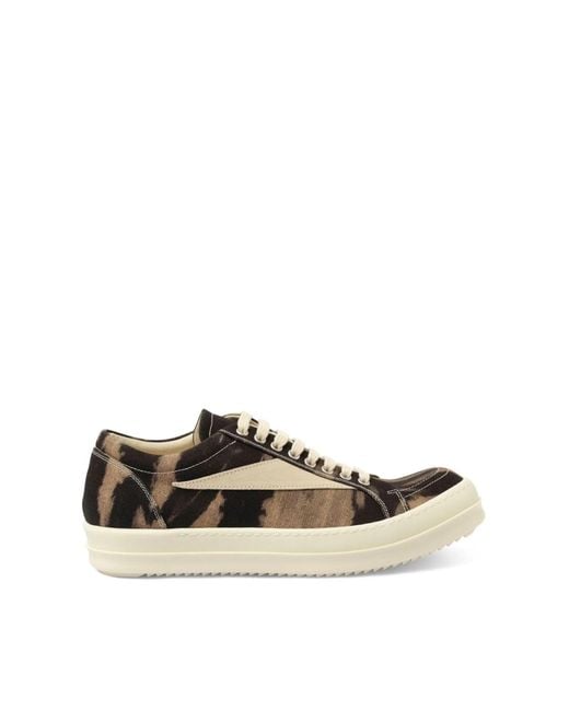 Rick Owens Multicolor Vintage Sneaks Sneakers, 100% Cotton for men