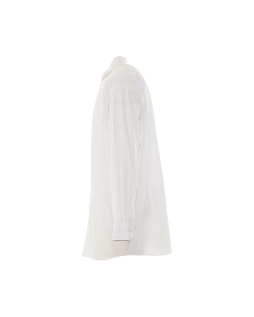 Maison Margiela White Oversize Long Sleeve Shirt, , 100% Fabric for men