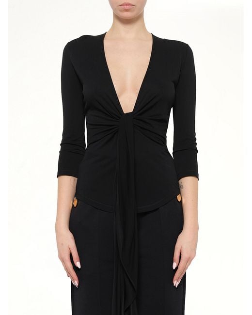 Givenchy Black Long Sleeve Top