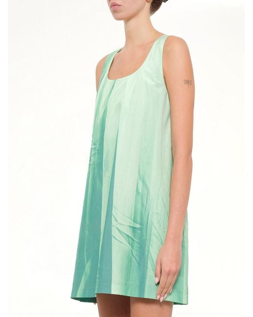 Loewe Green Runway Dress